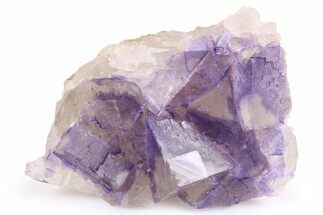 Purple Cubic Fluorite Crystal Cluster - Cave-In-Rock #260297