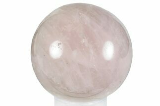 Polished Rose Quartz Sphere - Madagascar #260530