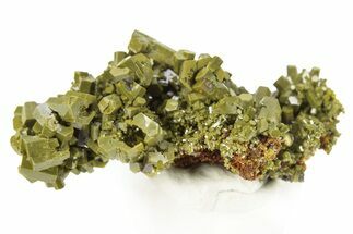 Lustrous Forest-Green Pyromorphite Crystal Cluster - China #260969