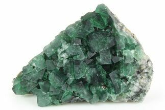 Fluorescent Green Fluorite Cluster - Diana Maria Mine, England #261753