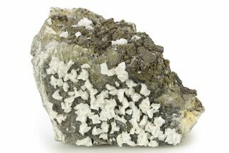 Pyrite-Crusted Fluorite Cluster with Dolomite - Spain #261901