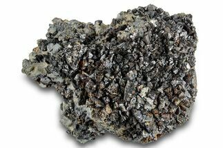 Sphalerite and Calcite On Galena - Pine Point Mine, Canada #261953