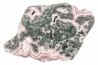 Polished Banded Rhodochrosite Slab - Argentina #264679