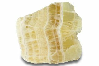Polished Honeycomb Calcite Slab - Utah #264547