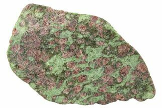 Pyrope, Forsterite, Diopside & Omphacite Slice - Norway #265171