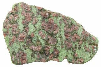 Pyrope, Forsterite, Diopside & Omphacite Slice - Norway #265176