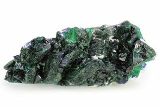 Vibrant Malachite Crystals on Azurite - Mexico #266344