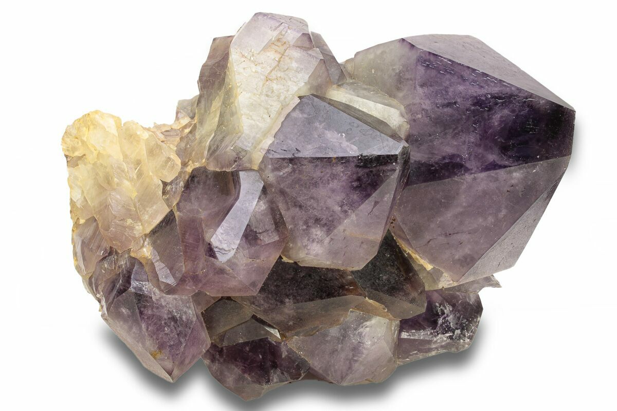 14 Deep Purple Amethyst Crystal Cluster With Huge Crystals