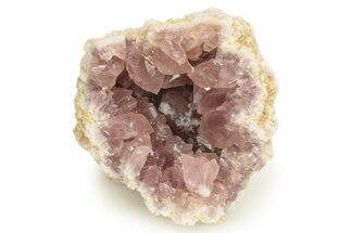 Sparkly Pink Amethyst Geode Section - Argentina #271331