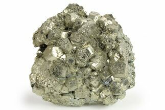 Gleaming Pyrite Crystal Cluster - Peru #271588