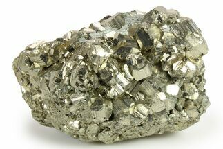 Gleaming Pyrite Crystal Cluster - Peru #271589