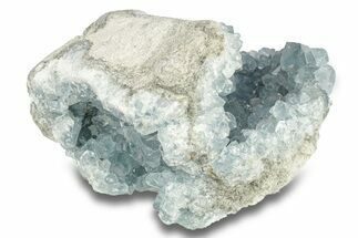 Crystal Filled Celestine (Celestite) Geode - Madagascar #271563