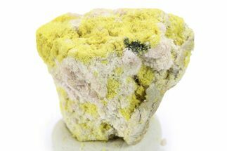 Green Zincovoltaite on Zincocopiapite & Dietrichite - Ukraine #273678