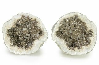 Keokuk Geode with Calcite Crystals - Missouri #274309
