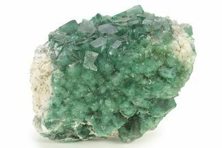 Green, Fluorescent, Cubic Fluorite Crystals - Madagascar #274878
