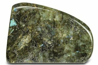 Flashy, Free-Standing Polished Labradorite - Madagascar #274647