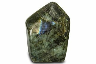 Flashy, Free-Standing Polished Labradorite - Madagascar #274648