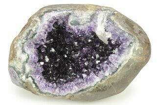 Dark Purple Amethyst Geode - Uruguay #275646