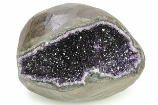 Dark Purple Amethyst Geode - Uruguay #275662