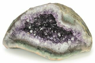 Sparkly, Dark Purple Amethyst Geode - Uruguay #275873