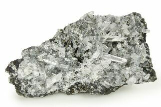 Glass Quartz Crystals on Sphalerite - Peru #276058