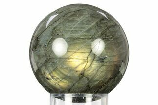 Flashy, Polished Labradorite Sphere - Great Color Play #277264