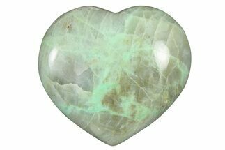 Polished Garnierite Heart - Madagascar #277977