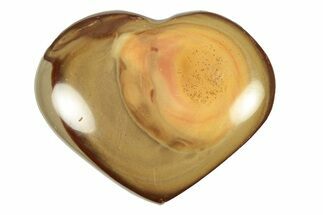 Wide, Polychrome Jasper Heart - Madagascar #277954