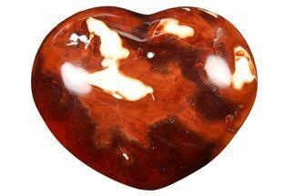 Colorful Carnelian Agate Heart #277958