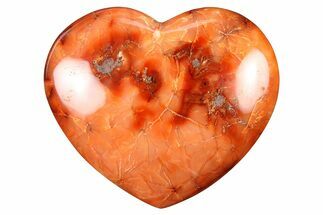 Colorful Carnelian Agate Heart #277959