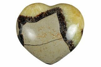 Polished Septarian Heart - Madagascar #278043