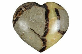 Polished Septarian Heart - Madagascar #278047