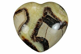 Polished Septarian Heart - Madagascar #278048