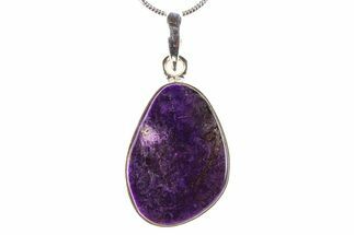 Polished Sugilite Pendant (Necklace) - Sterling Silver #278552