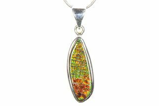 Stunning Ammolite Pendant (Necklace) - Sterling Silver #278424
