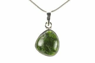 Chrome Diopside Pendant (Necklace) - Sterling Silver #278818