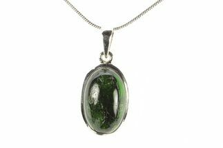 Chrome Diopside Pendant (Necklace) - Sterling Silver #278823