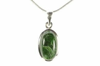 Chrome Diopside Pendant (Necklace) - Sterling Silver #278824
