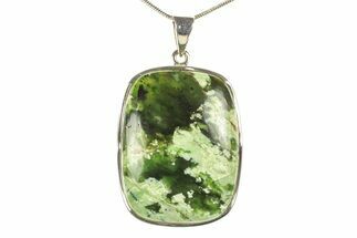 Chrome Chalcedony Pendant (Necklace) - Sterling Silver #279086