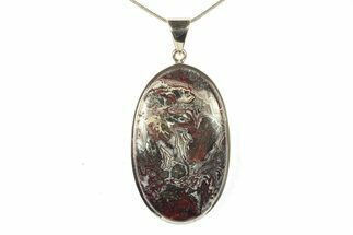 Polished Crazy Lace Agate Pendant - Mexico #279172