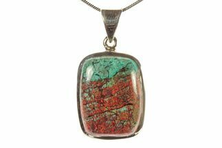 Colorful Sonora Sunset (Chrysocolla Cuprite) Pendant - Mexico #279390