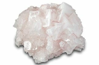 Pink Halite Crystal Cluster - Trona, California #279787