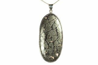 Polished Marcasite Agate Pendant - Sterling Silver #279882