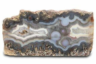 Colorful Polished Turkish Stick Agate Section - Turkey #279770