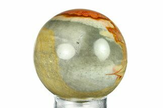 Polished Polychrome Jasper Sphere - Madagascar #280490