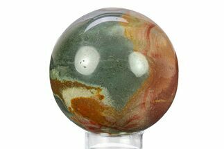 Polished Polychrome Jasper Sphere - Madagascar #280475
