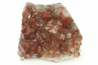 Thunder Bay Amethyst Cluster with Hematite - Canada #281237