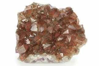 Thunder Bay Amethyst Cluster with Hematite - Canada #281247