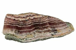 Polished Banded Rhodochrosite Slab - Argentina #281810