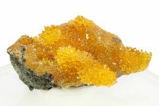 Intense Orange Calcite Crystal Cluster - Poland #282237